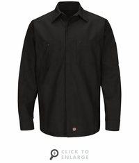 SY10BK Solid Black Long Sleeve Crew Shirt