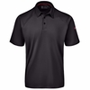 Black Men's Cooling Stretch Jersey Polo