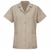 TP23TN Women's Tan Short Sleeve Smock