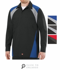 Tri-Color Shop Shirt Long Sleeve