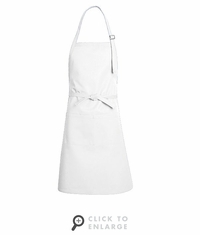 TT30WH White Premium Bib Apron