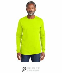 Volunteer Knitwear All-American Long Sleeve Tee VL100LS|Safety-Green