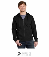 Volunteer Knitwear&trade;&nbsp;Chore Fleece Full-Zip Hoodie - Black
