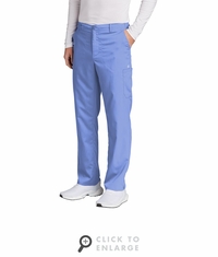 WonderWink Men's Premiere Flex Cargo Pant WW5058 Ceil