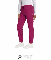 WonderWink Women's Premiere Flex Jogger Pant WW4258 - Wine
