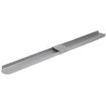 72" Double Edge Magnesium Channel Bull Float-Round End 