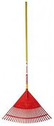 corona clipper 24 -Inch, Poly Rake, Wood Handle 