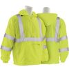 W450 Type R, Class 3 Pullover Hoodie Windbreaker, Hi-Viz Lime