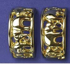 Elephant Hoop Earrings