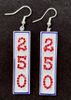 America's Birthday Earrings