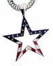 Patriotic Outline Star Neckslide