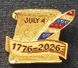 Declaration of Independence 250 Pin