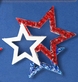 Patriotic Tri-Star Pin