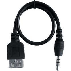 3.5mm male audio to USB 2.0 Type A female converter Cable cord