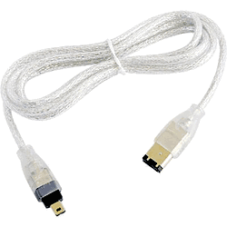 Canon ZR850 IEEE 1394 6 Pin to 4 Pin Cable