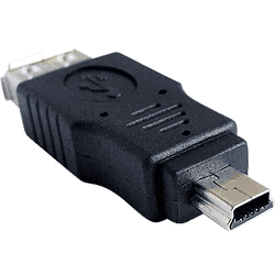 USB Mini-B  Male to USB A Female Converter