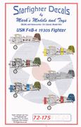 72-175 F4B-4 1930s USN Fighter