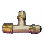 DCI 1/4" Poly Tee x 1/4" MPT