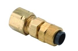 DCI 1/4" Poly x 1/4" Compression Tube Union