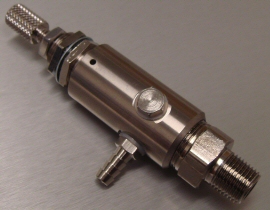 DCI Mini Regulator, 1/8" NPT Input, Self-Relieving