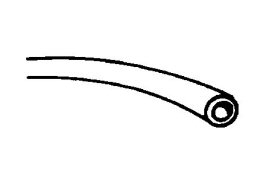 DCI Supply Tubing, 1/8", Poly Black; Roll of 100ft