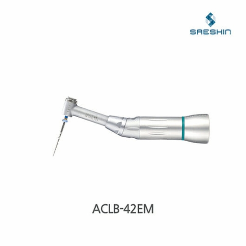 Saeshin ACL(B)-42EM 16:1 Mini Head Contra Angle Metal - Push Button Type