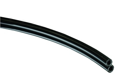 2 Large Hole Coiled Handpiece Tubing (Black)
