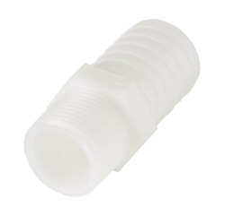 DCI 3/4" MPT x 3/4" Barb Adapter, Plastic