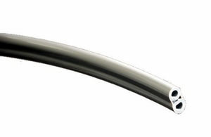 DCI FC Tubing, 2 Hole, Poly Asepsis Gray