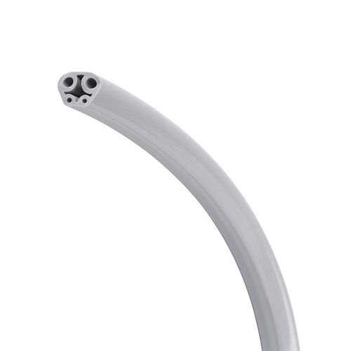 DCI FC Tubing, 4 Hole, Poly Asepsis Gray