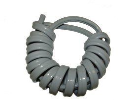 DCI HP Tubing, 4 Hole, Asepsis Coiled Gray