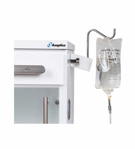 Aseptico Motor and IV Bag Holders for ATC-16 Deluxe Operatory Cart
