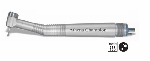 Athena Champion AC5000-4P Standard Head Dental Handpiece � Push Button, Includes Bur Tool, 4-Hole Connection