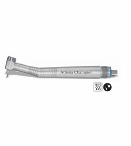 Athena Champion AC5000-4P Standard Head Dental Handpiece � Push Button, Includes Bur Tool, 4-Hole Connection