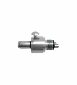 Automatic lubrication station adapter from 4 hole to Midwest attachments connection handpiece