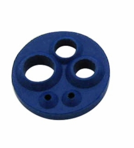 Blue End Gasket, 5 hole, 1 pkg.