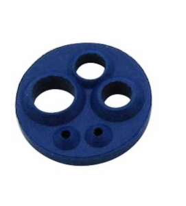 Blue End Gasket, 5 hole, 1 pkg.