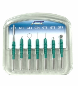 Bonart Green Electrodes Tips For ART-E1 Electrosurgery, Set of 7