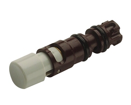DCI Push Button Valve Replacement Cartridge, Momentary, 2-Way, Normally Closed, Brown w/ Gray Button