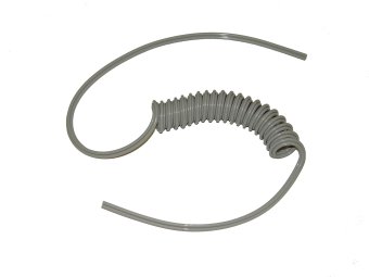 DCI Syringe Tubing, 3 Hole, Coiled Gray