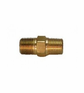 DCI 1/4" MPT Hex Nipple