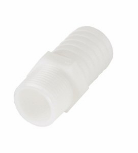 DCI 1" MPT x 1" Barb Adapter, Plastic