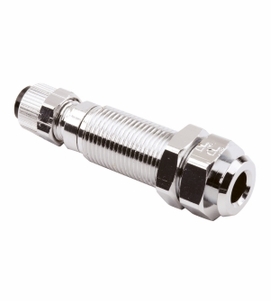 DCI 3/8" Poly Q.D. Panel Mount w/ Shut-off, Female