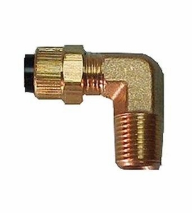 DCI 3/8" Poly x 1/8" MPT Elbow