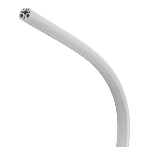 DCI HP Tubing, 4 Hole w/CT, Asepsis Coiled Gray