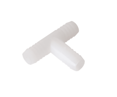 DCI 5/8" x 5/8" x 1/2" Barb Tee, Plastic