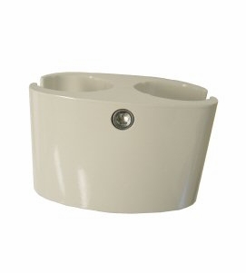 DCI 8466 Post Clamp, Butterfly, White