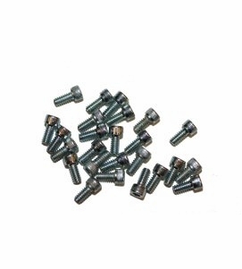 DCI A-dec Screw, Socket Head, 4-40x1/4, Zinc; Pkg of 25