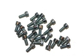 DCI A-dec Screw, Socket Head, 4-40x1/4, Zinc; Pkg of 25