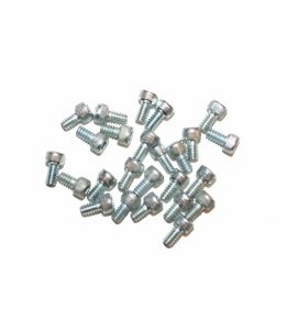 DCI A-dec Screw, Socket Head, 6-32x1/4, Zinc; Pkg of 25